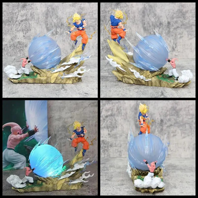 Super Saiyan GK Goku vs Buu Action Figure Set