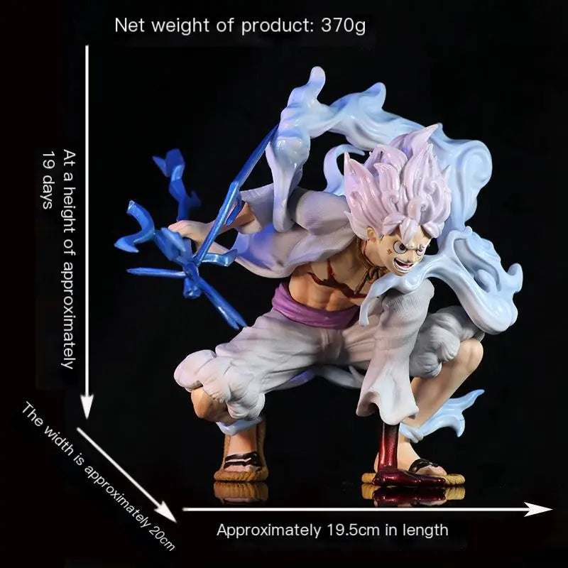 One Piece Nika Luffy Gear 5 Action Figure Model