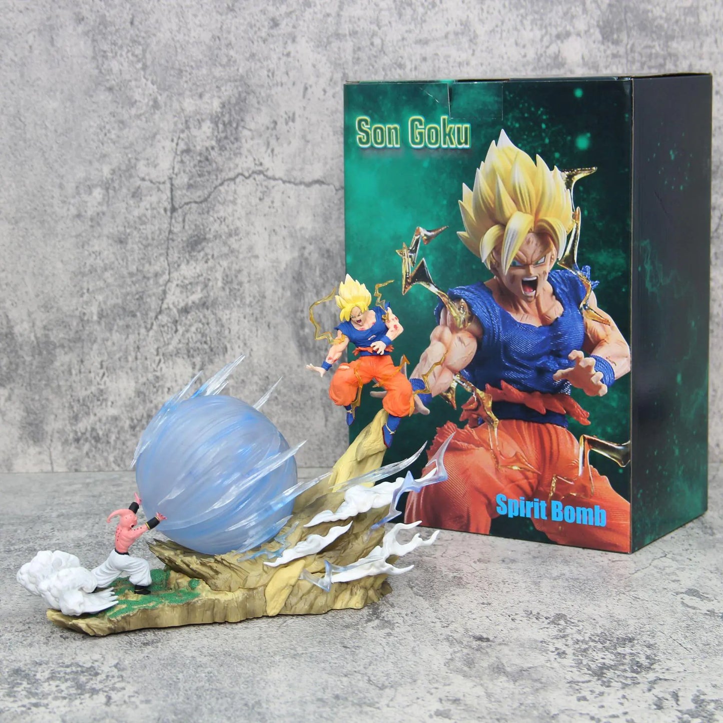 Super Saiyan GK Goku vs Buu Action Figure Set