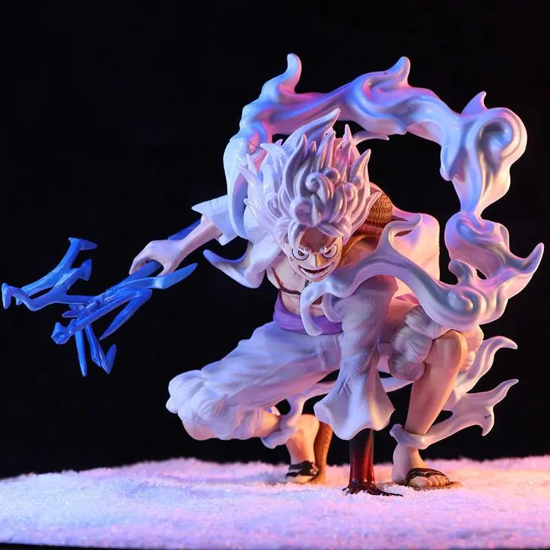 One Piece Nika Luffy Gear 5 Action Figure Model