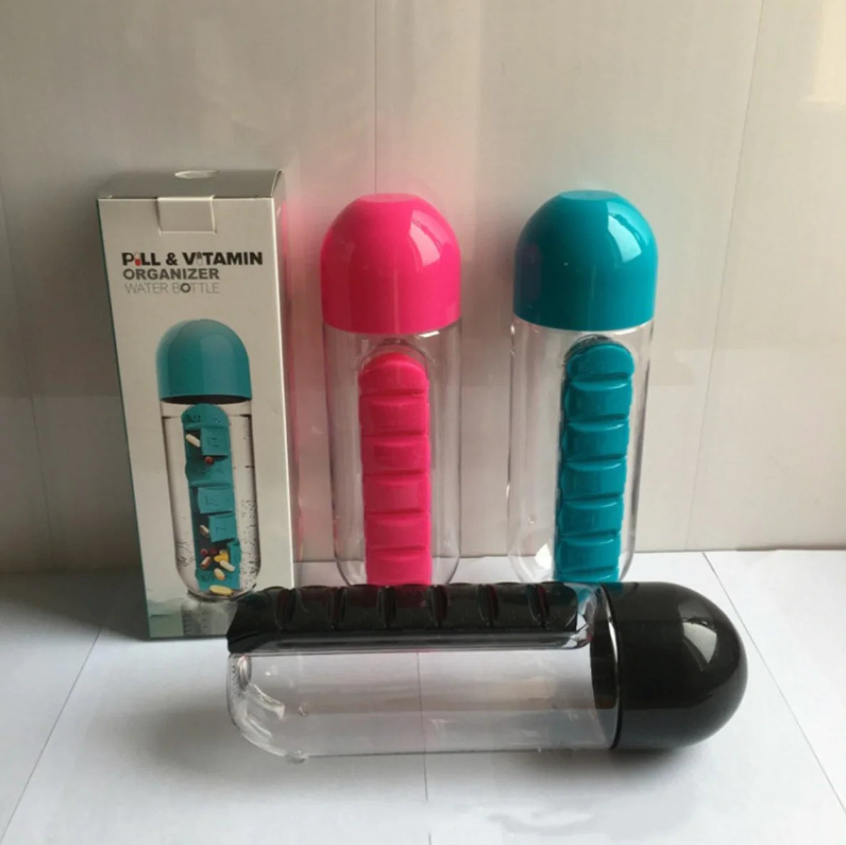 2-in-1 Medicine Bottle & Cup β 600ml