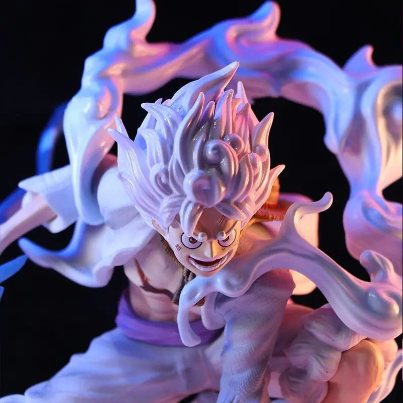 One Piece Nika Luffy Gear 5 Action Figure Model