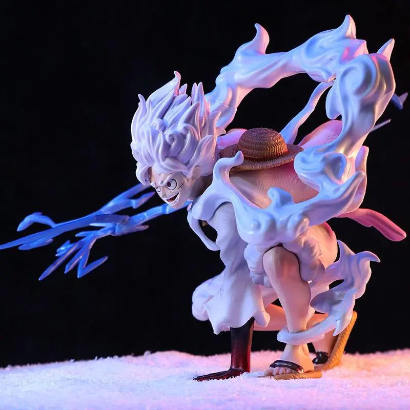One Piece Nika Luffy Gear 5 Action Figure Model